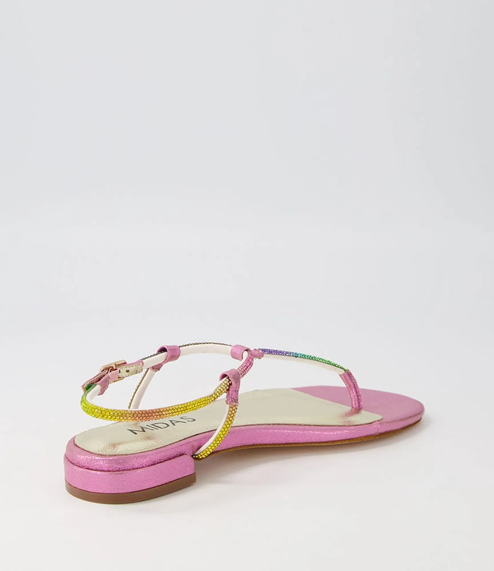 Best Sale Midas Shoes Lantana Rainbow Fabric Sandals