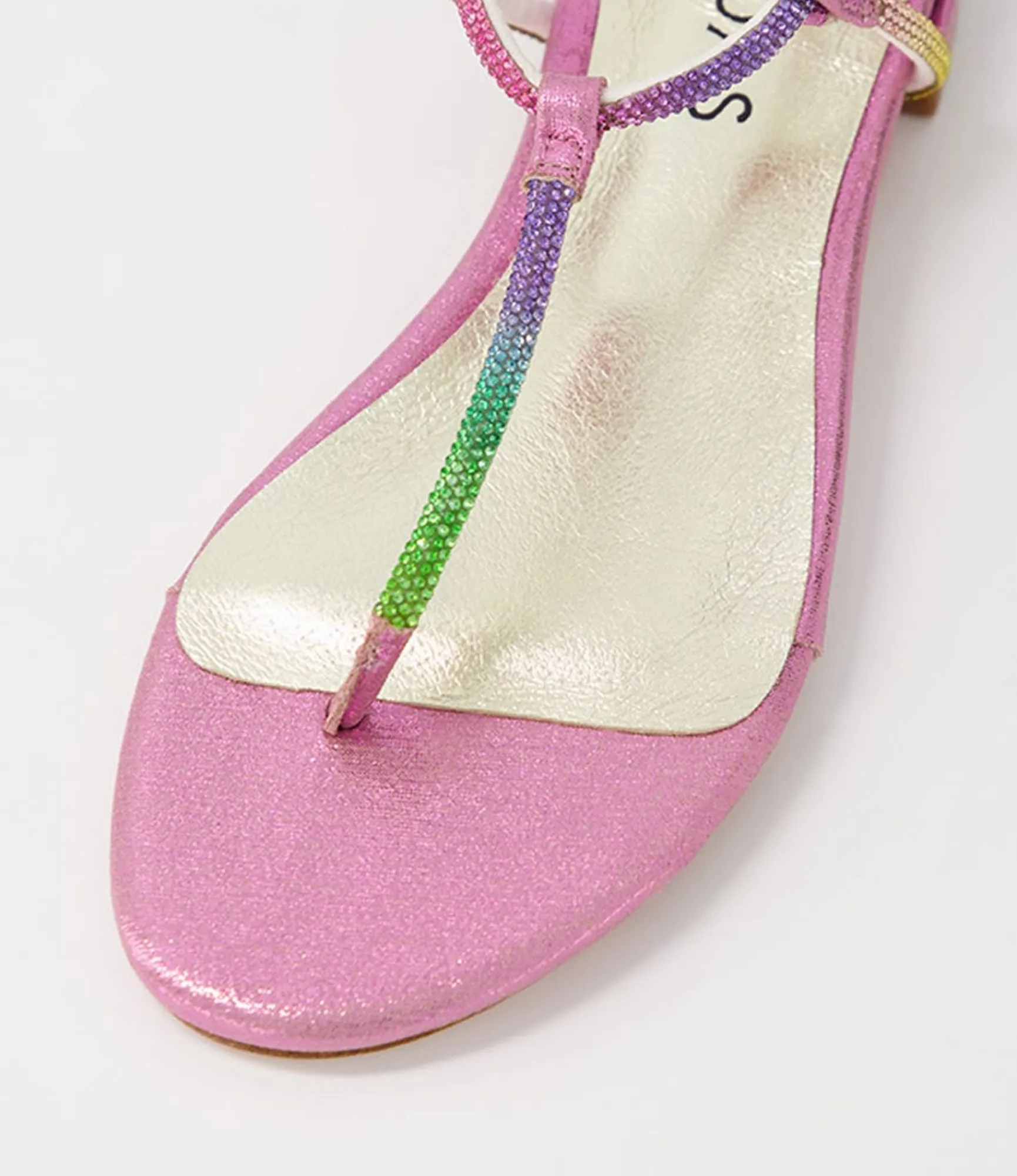 Best Sale Midas Shoes Lantana Rainbow Fabric Sandals