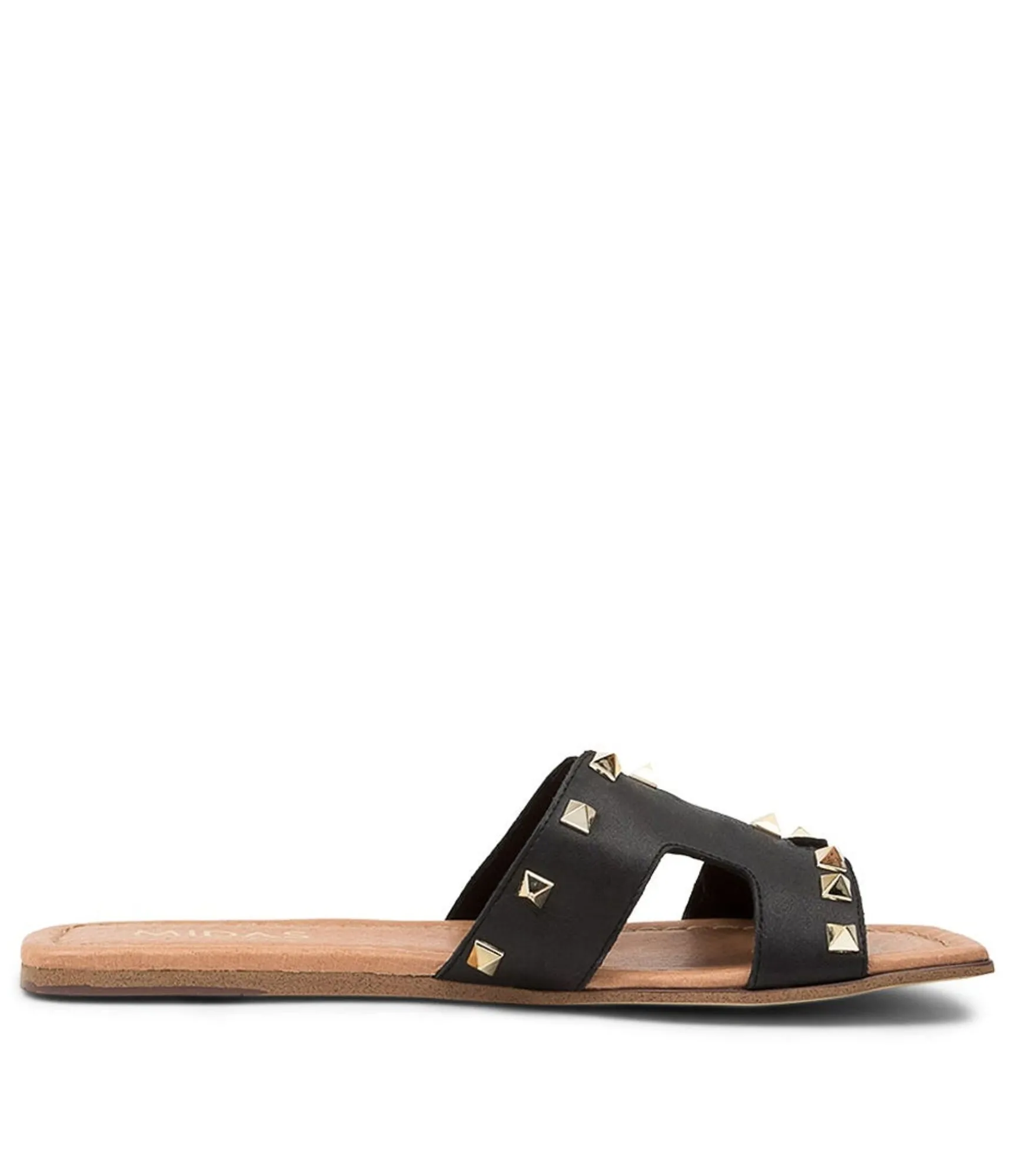 Clearance Midas Shoes Lanver Black Leather