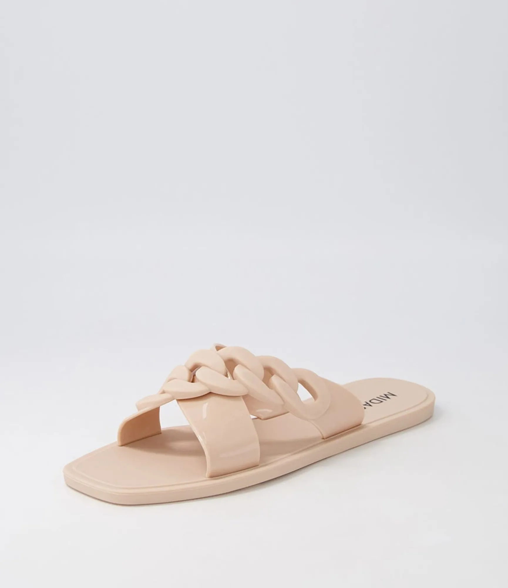 Best Sale Midas Shoes Leela Camel Jelly Slides
