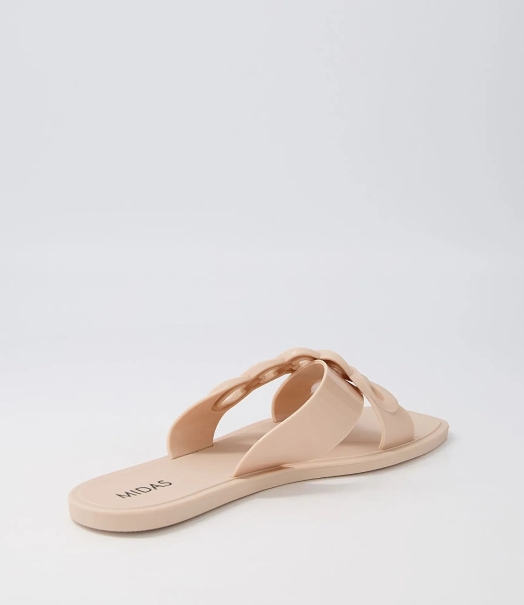 Best Sale Midas Shoes Leela Camel Jelly Slides