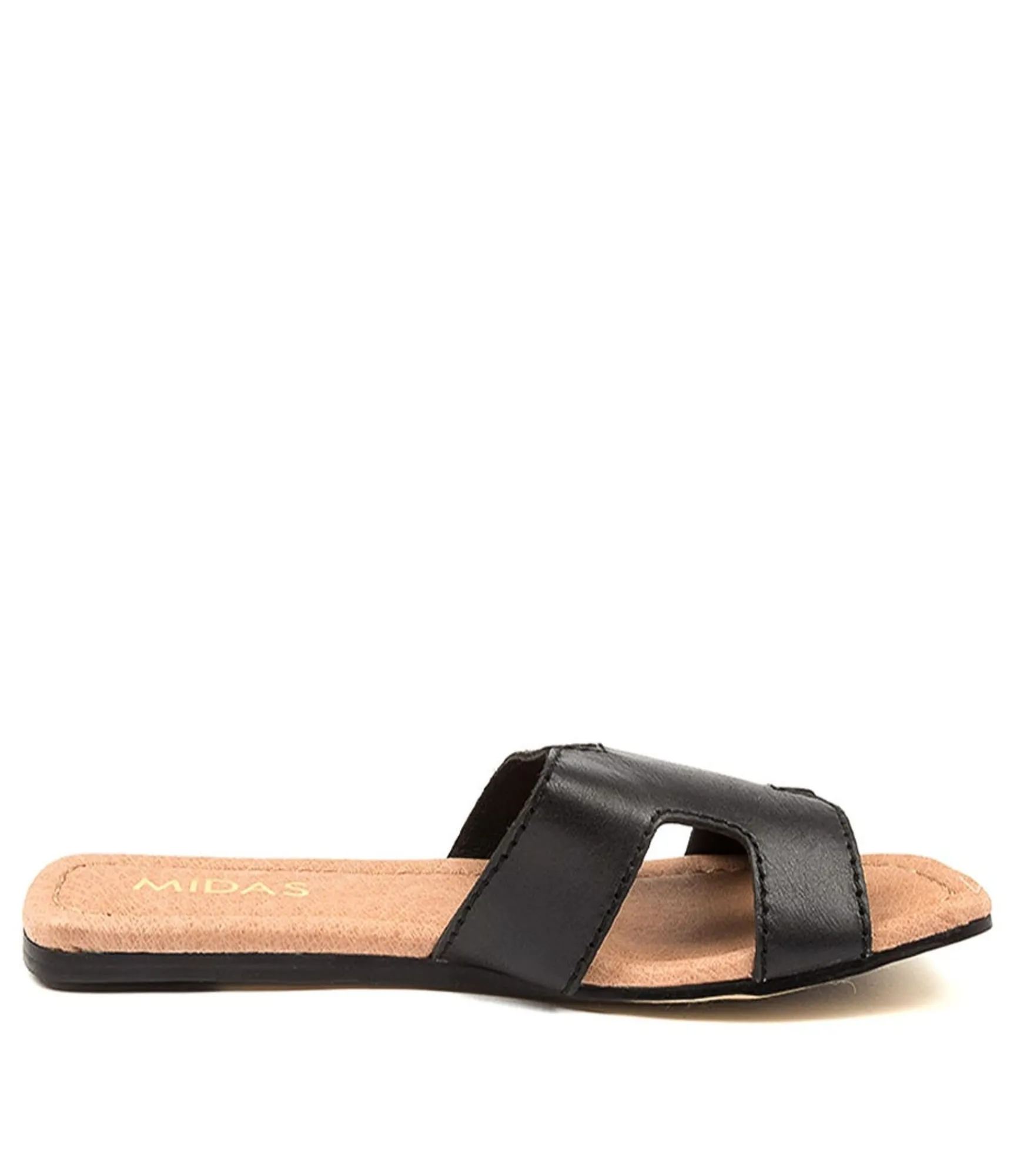 Best Midas Shoes Lemon Black-Tan Leather