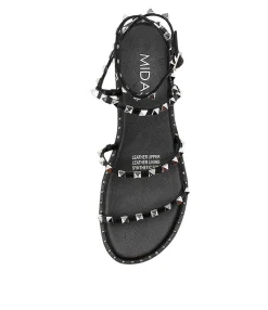 New Midas Shoes Leosa Black Leather