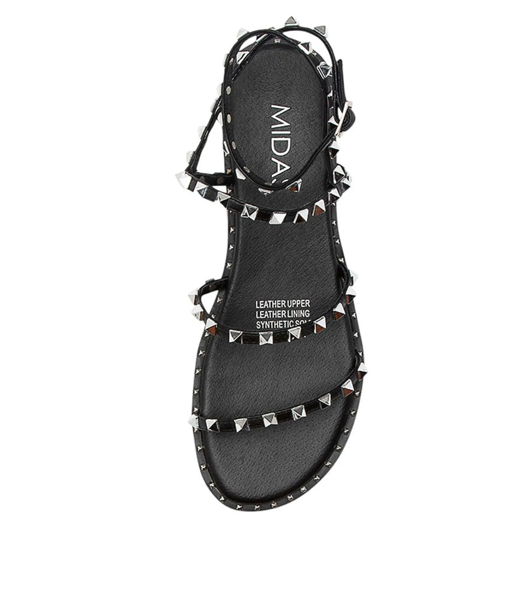 New Midas Shoes Leosa Black Leather