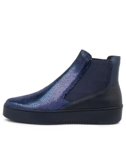 Cheap Midas Shoes Letha Navy Speckle Multi Chelsea Boots