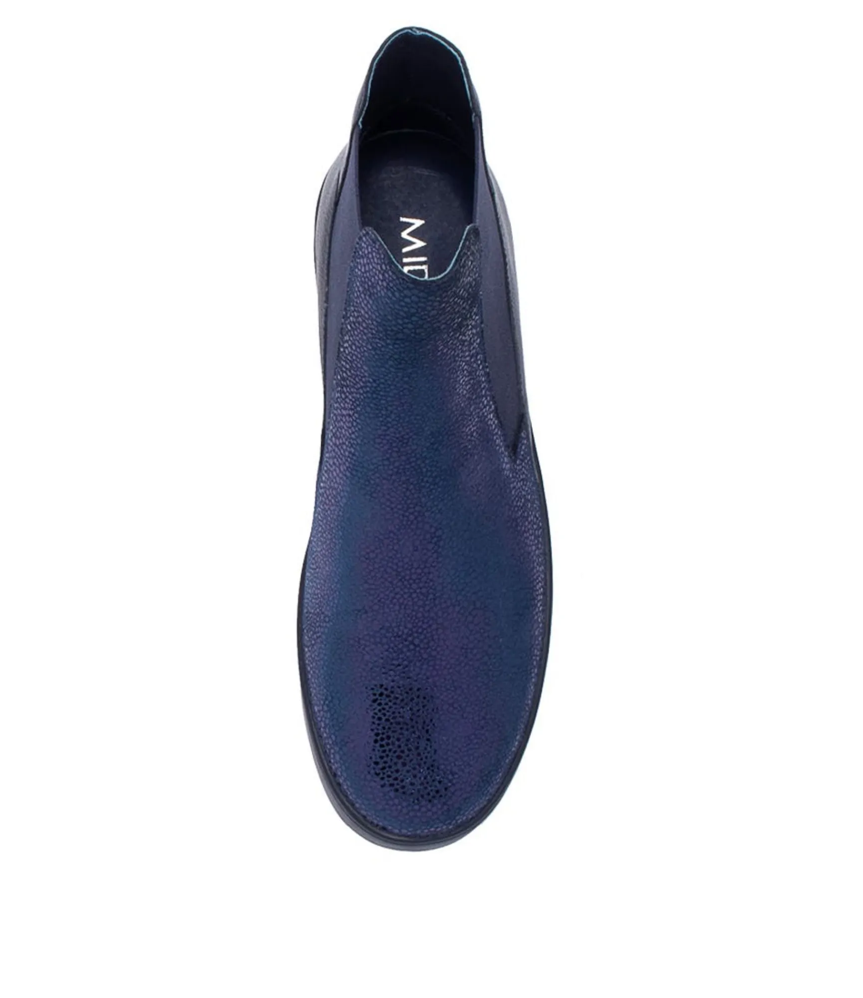 Cheap Midas Shoes Letha Navy Speckle Multi Chelsea Boots