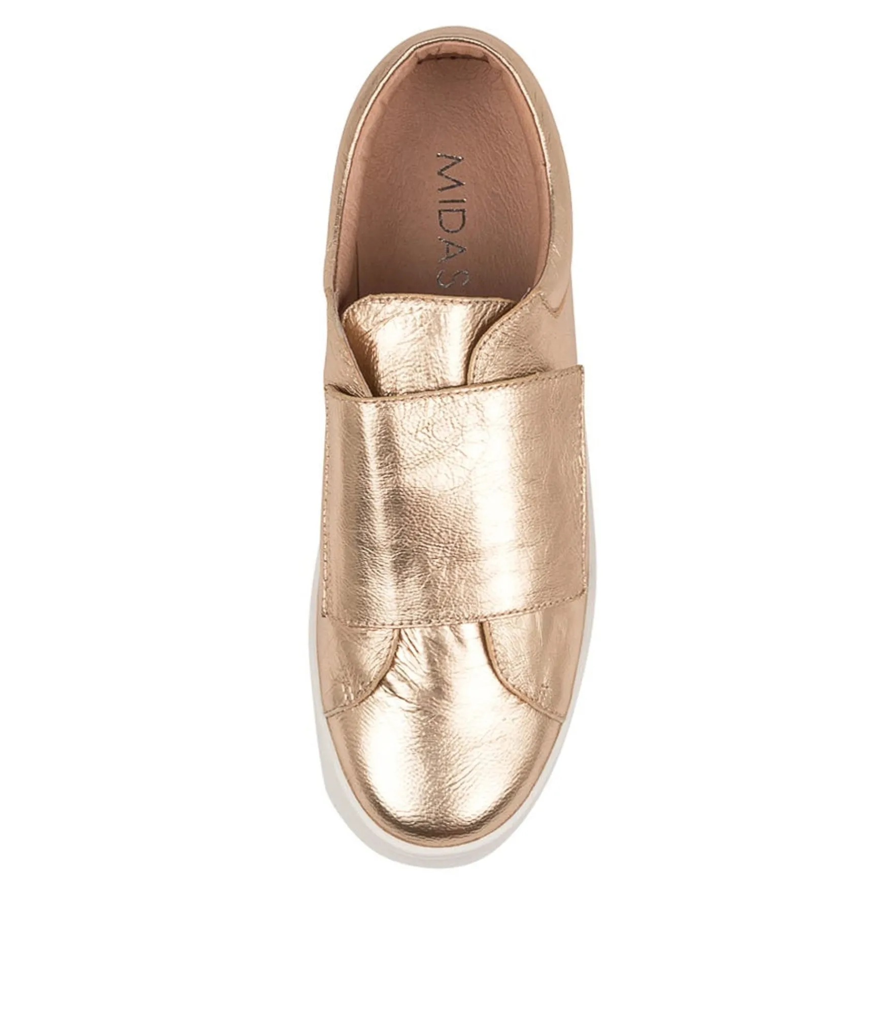 Outlet Midas Shoes Levie Champagne Leather