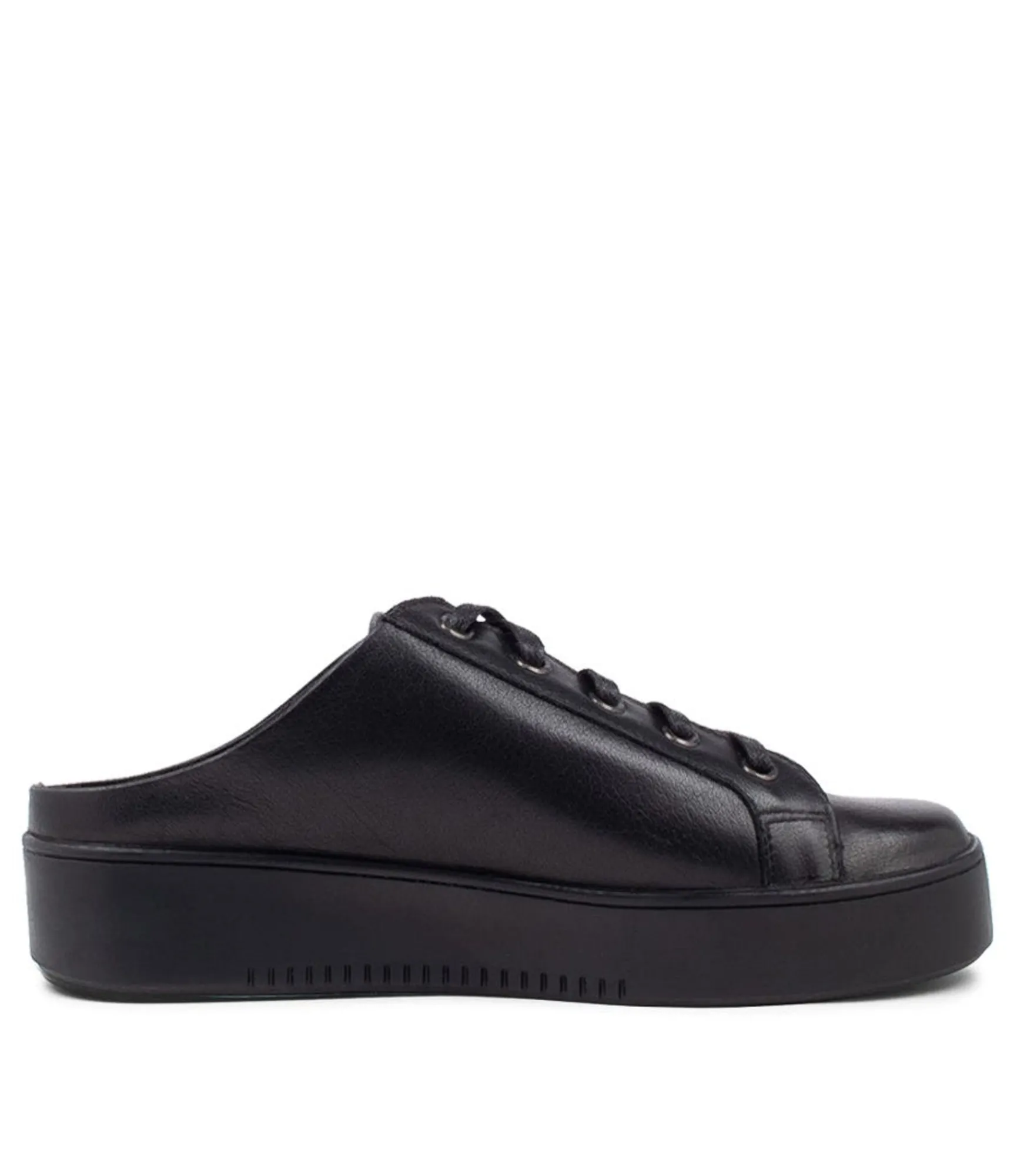 Clearance Midas Shoes Lippy Black Leather Sneakers Bs