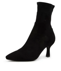 Fashion Midas Shoes Lisboa Blk Stretch Micro