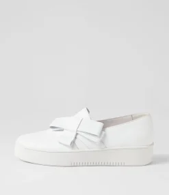 Clearance Midas Shoes Locka White Leather Sneakers