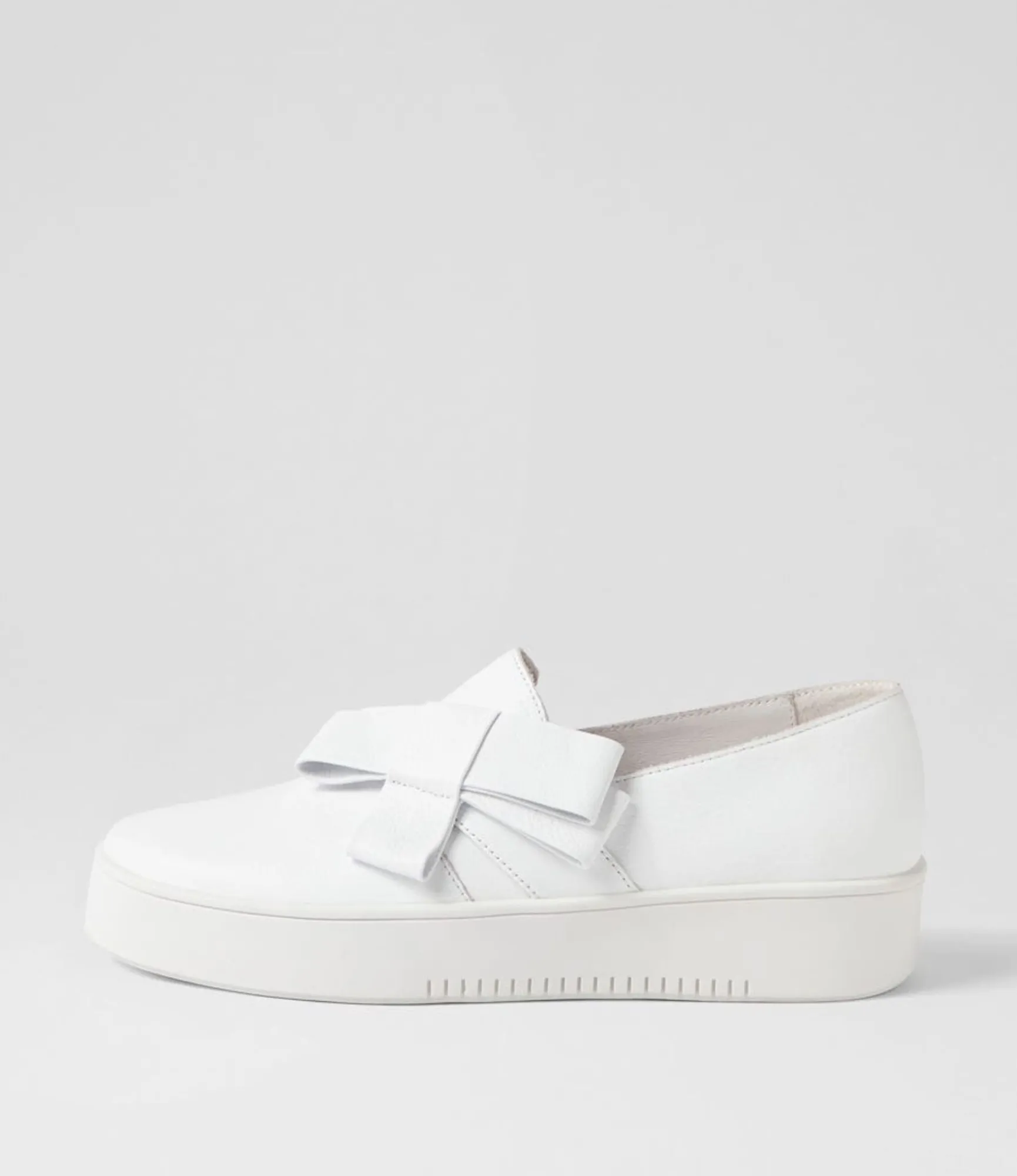 Clearance Midas Shoes Locka White Leather Sneakers