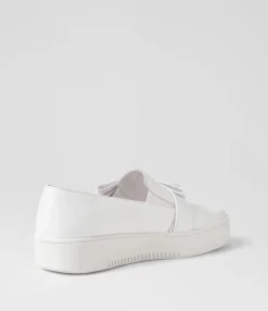 Clearance Midas Shoes Locka White Leather Sneakers