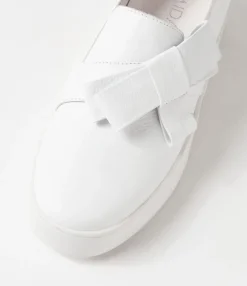 Clearance Midas Shoes Locka White Leather Sneakers
