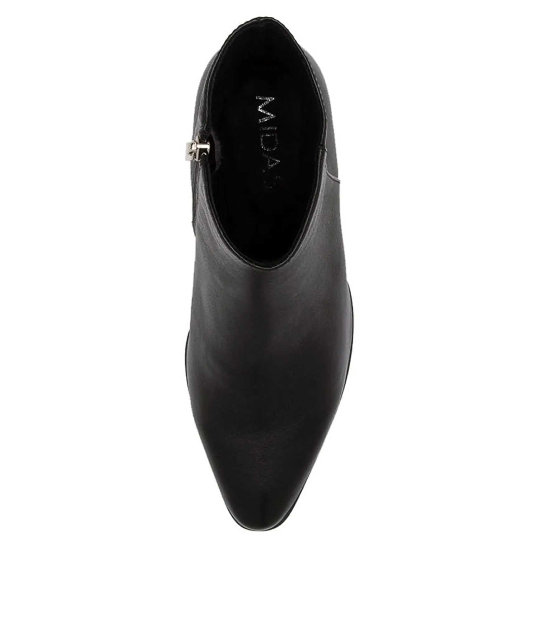 Store Midas Shoes Lola Black Leather Ankle Boots Bh