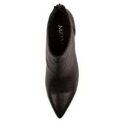 Sale Midas Shoes Loral Black Leather