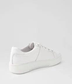 Outlet Midas Shoes Loredana White Leather Sneakers