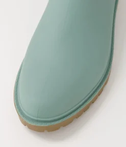 Discount Midas Shoes Loren Seafoam Ocean Gumboot Chelsea Boots