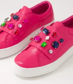 Flash Sale Midas Shoes Lunice Fuchsia Bright Leather Sneakers