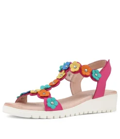Online Midas Shoes Mabil Fuchsia Multi Sandals