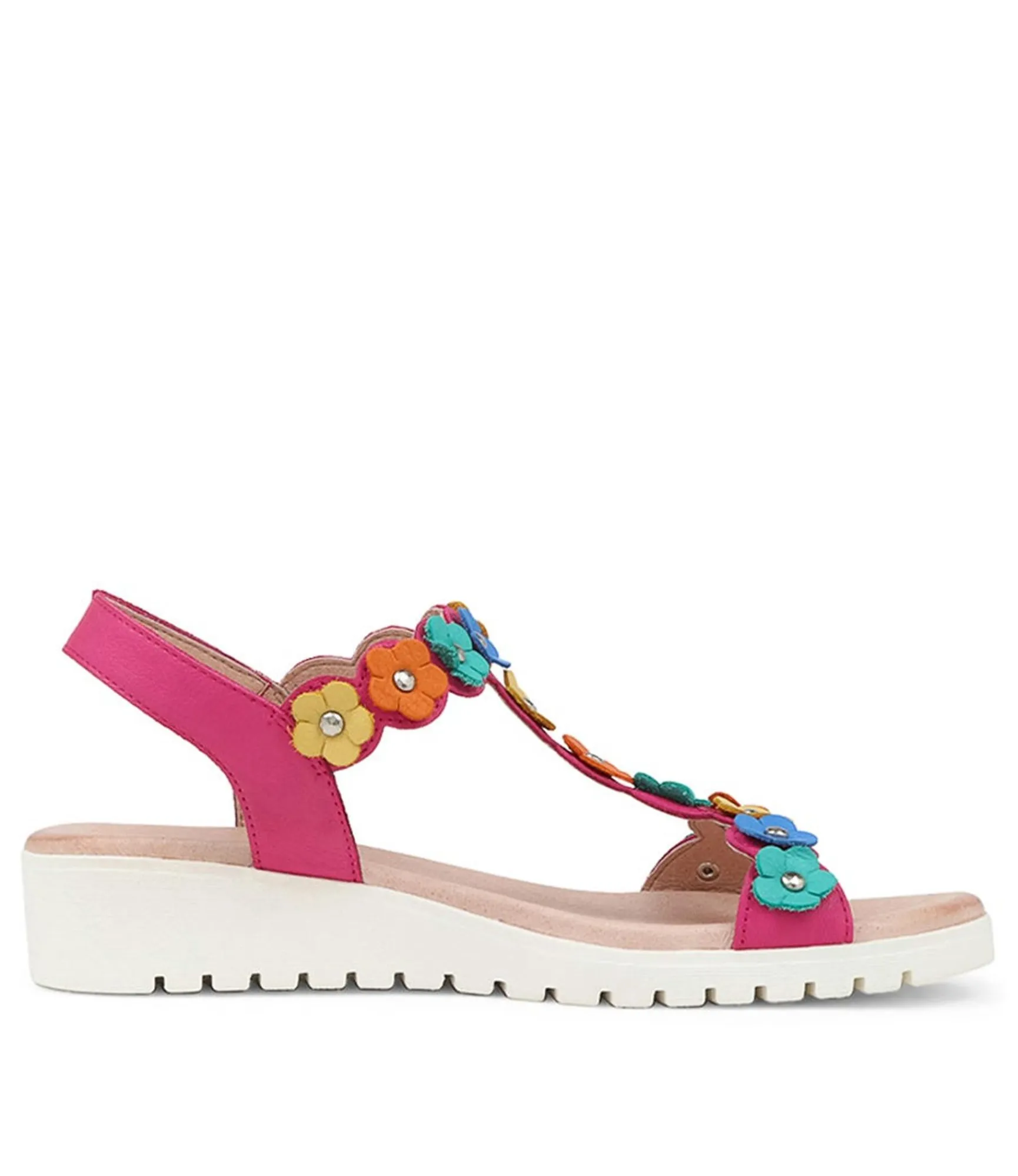 Online Midas Shoes Mabil Fuchsia Multi Sandals