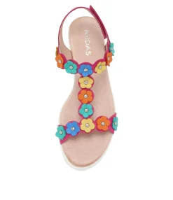 Online Midas Shoes Mabil Fuchsia Multi Sandals