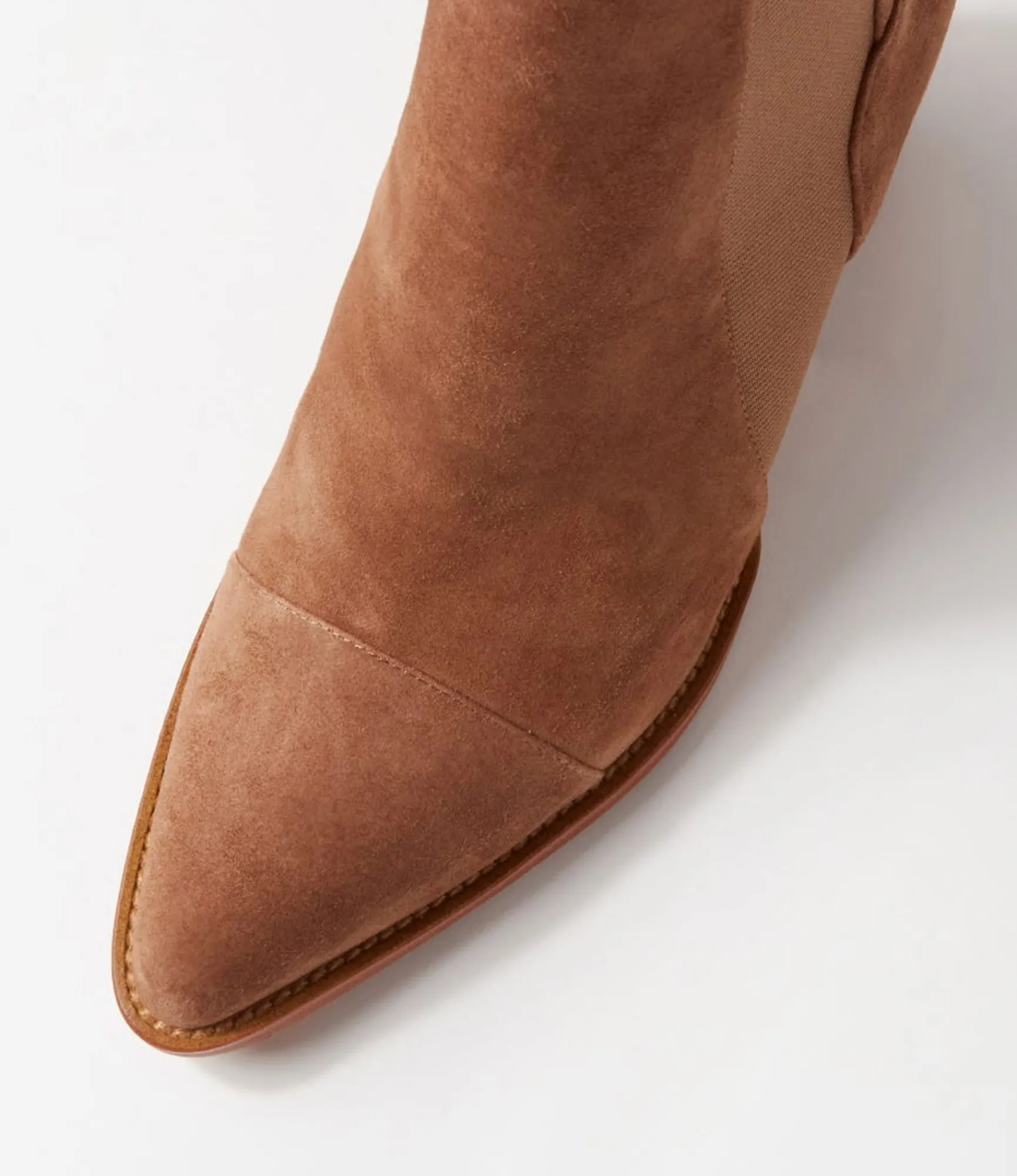 Store Midas Shoes Maddern Light Choc Suede Chelsea Boots