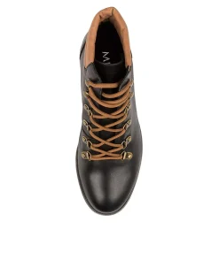 Cheap Midas Shoes Maison Black-Tan Leather