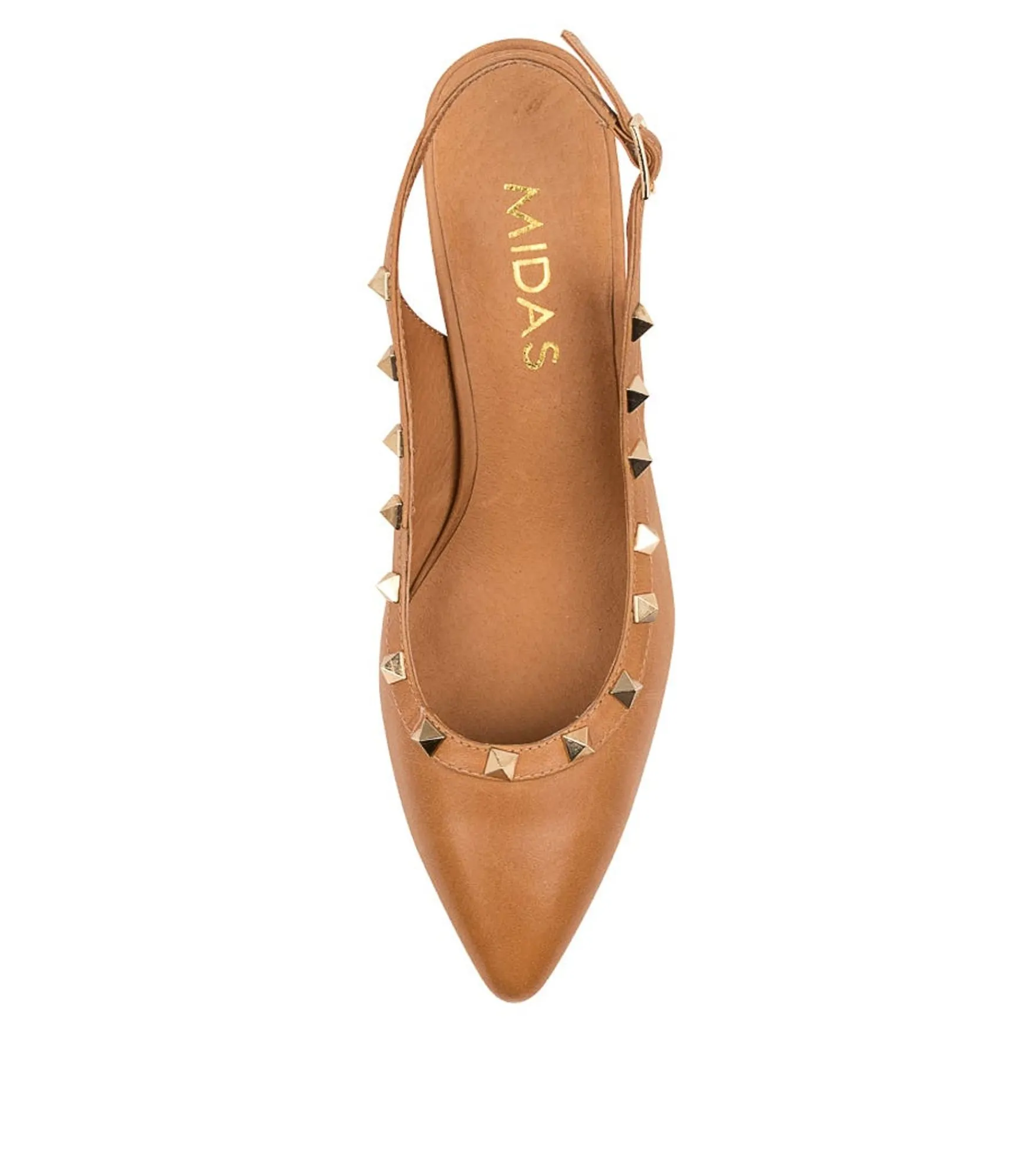 New Midas Shoes Malta Tan Leather