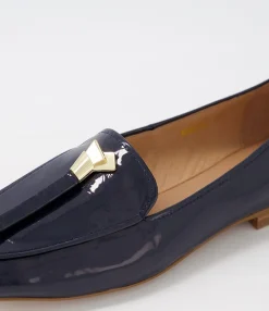 Sale Midas Shoes Marcell Navy Patent Leather Loafers