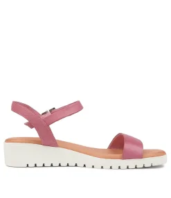Store Midas Shoes Maryanne Pretty Pink Leather Sandals Ws