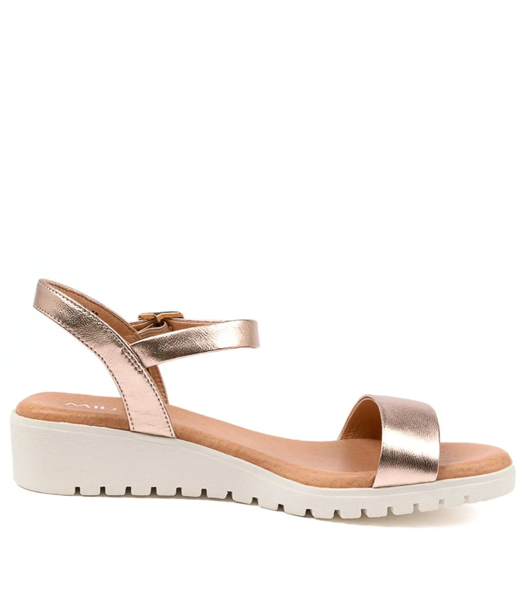 Discount Midas Shoes Maryanne Rose Gold Lea