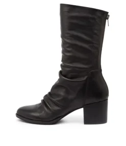 Shop Midas Shoes Mashup Black-Black Heel