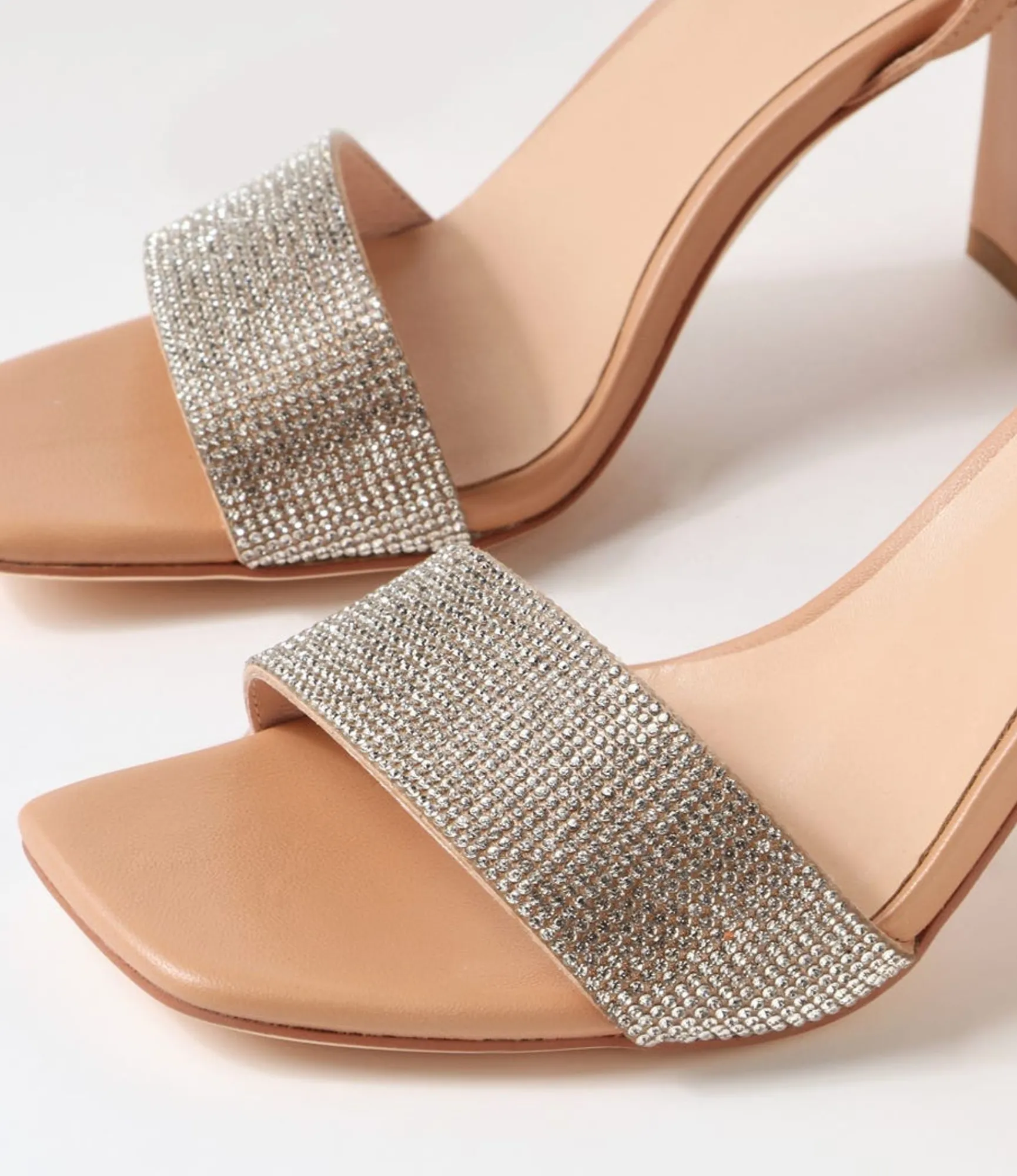 Online Midas Shoes Memms Nude Silver Jewels Leather Sandals