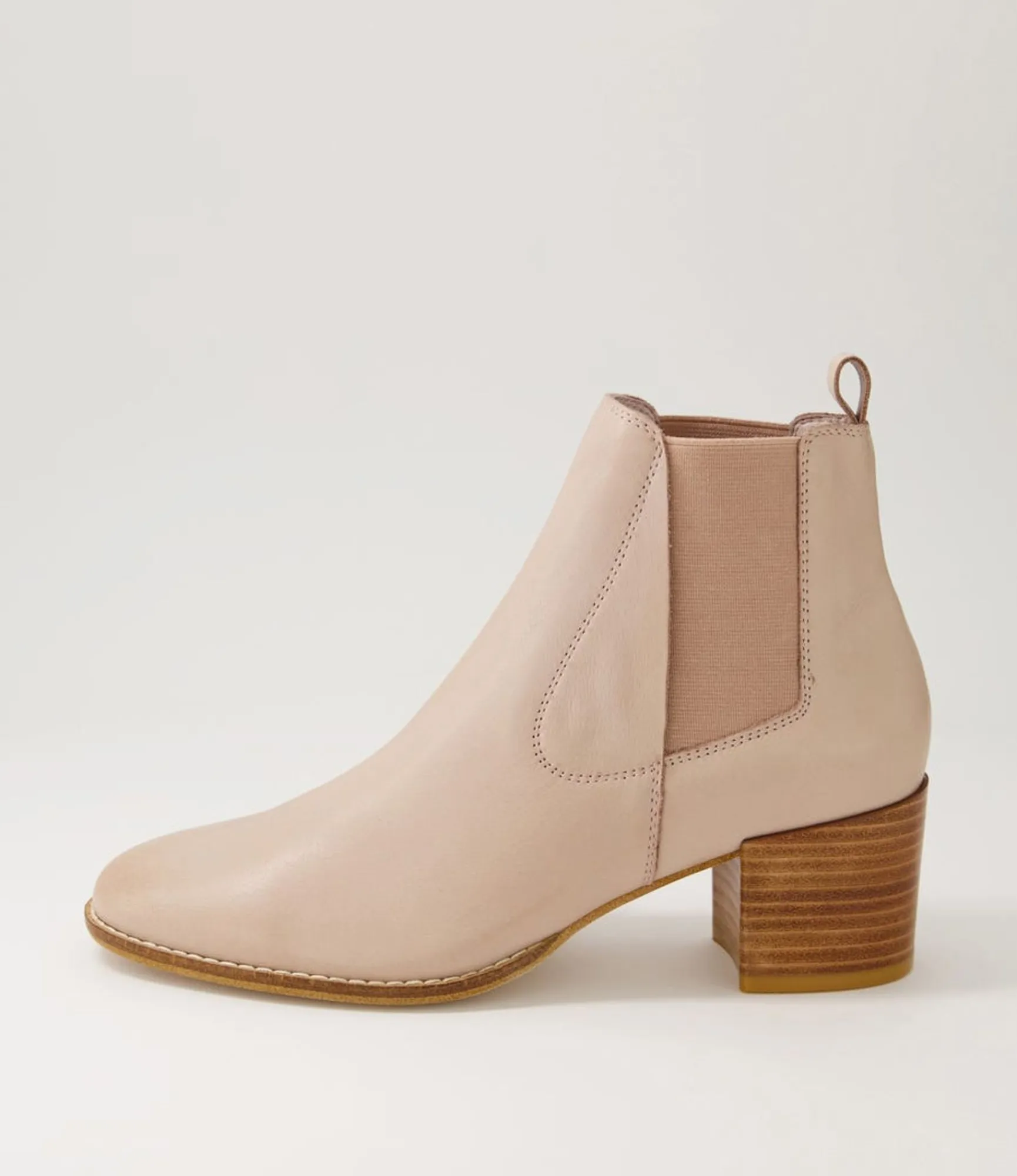 Store Midas Shoes Mochi Cafe Leather Ankle Boots