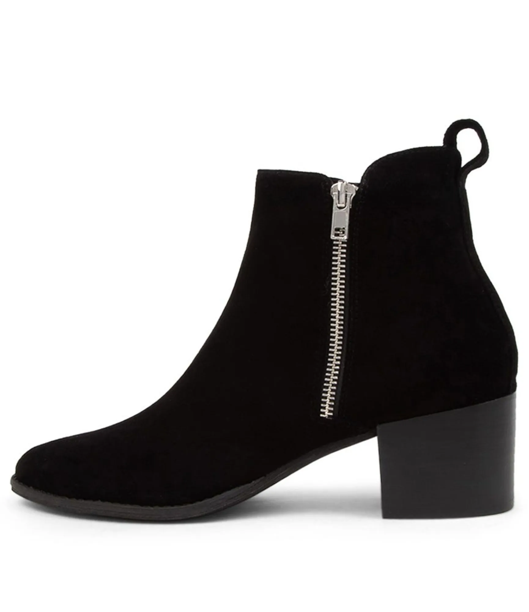Best Sale Midas Shoes Myshka Black Suede Ankle Boots Bh