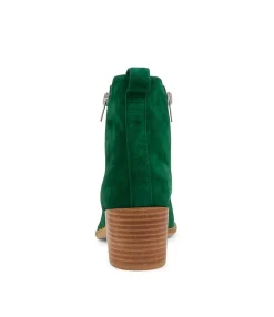 Flash Sale Midas Shoes Myshka Dark Emerald Suede Ankle Boots