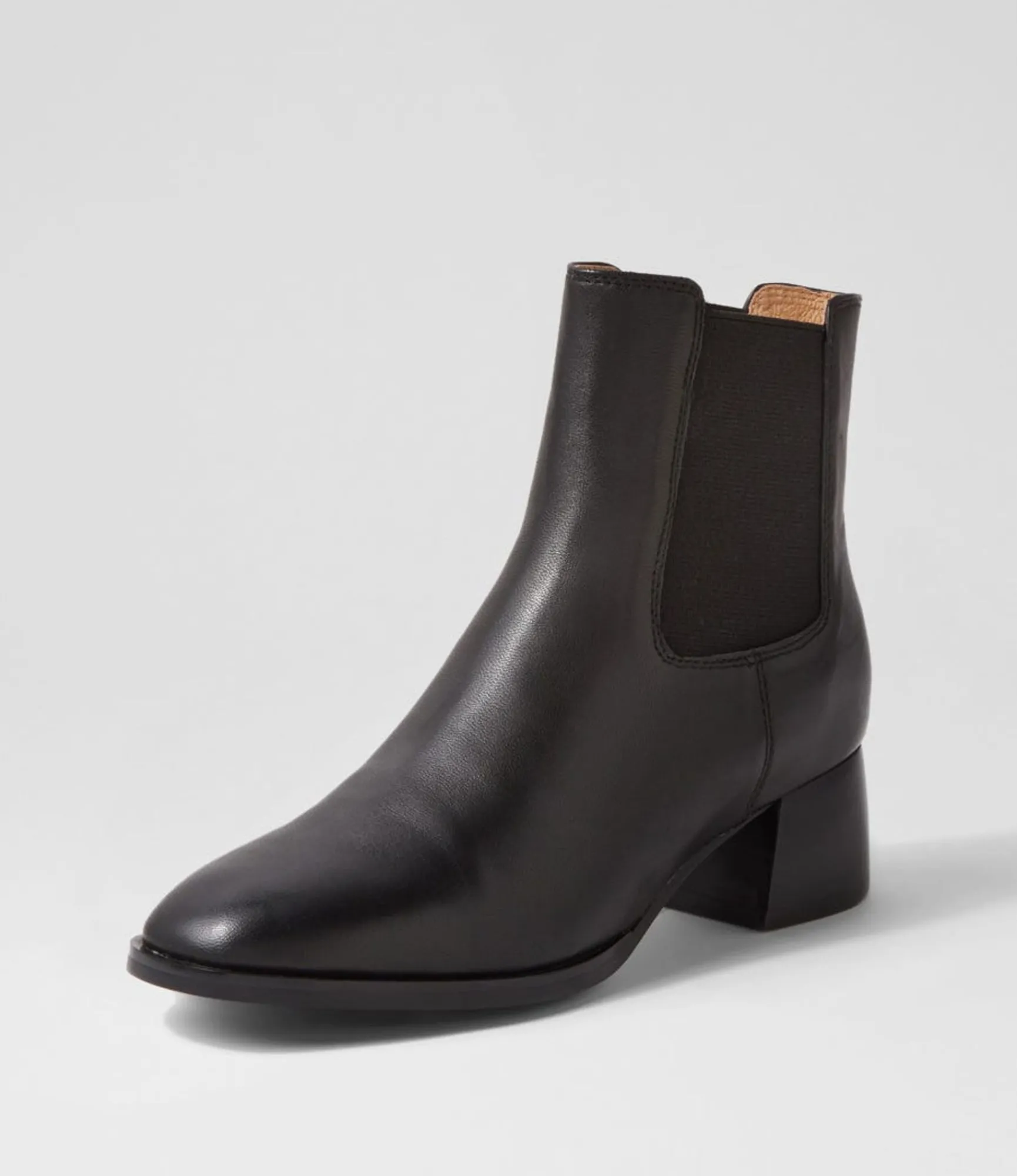 Cheap Midas Shoes Nardia Black Leather Chelsea Boots