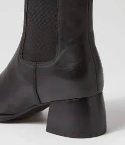 Cheap Midas Shoes Nardia Black Leather Chelsea Boots