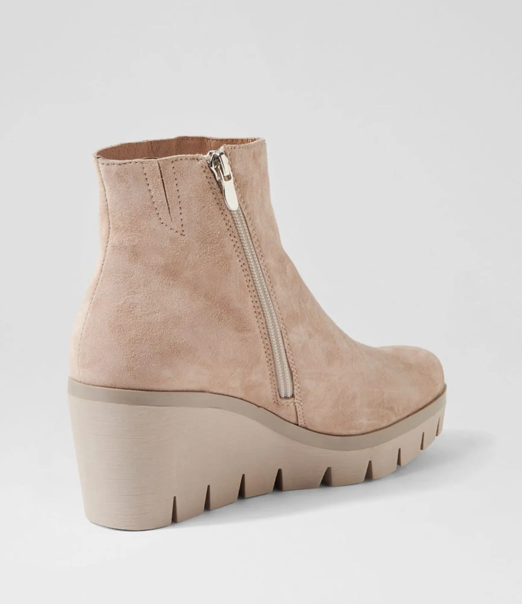 Shop Midas Shoes Neesha Misty Suede Ankle Boots