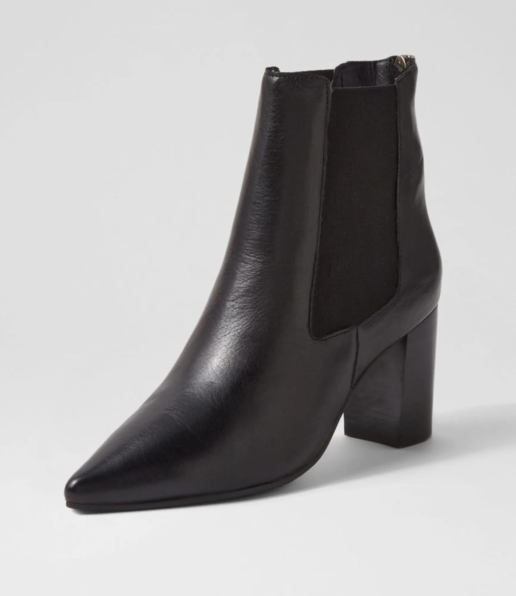Fashion Midas Shoes Nemo Black Leather Chelsea Boots