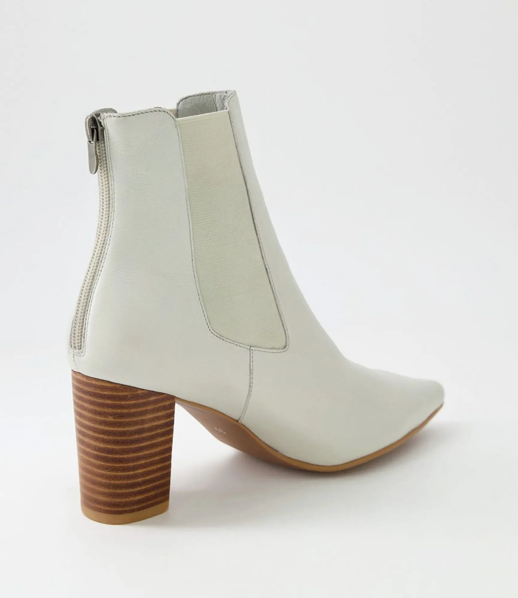Online Midas Shoes Nemo Stone Natural Heel Leather Chelsea Boots