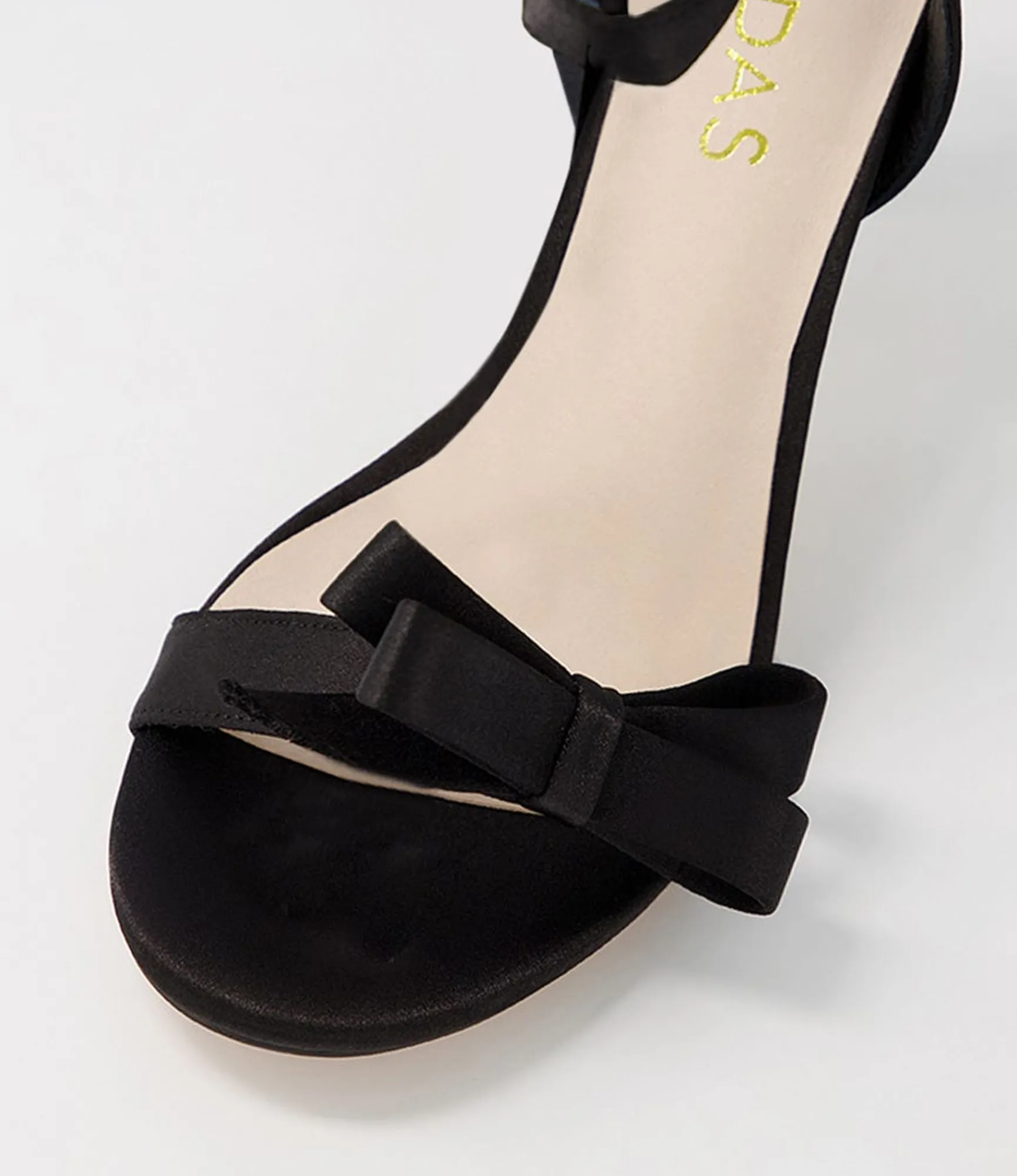 Sale Midas Shoes Nepitta Black Satin Sandals
