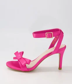 Flash Sale Midas Shoes Nepitta Fuchsia Satin Sandals