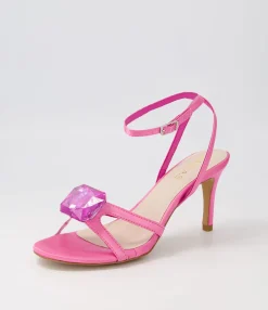 Cheap Midas Shoes Nino Pink Jewel Satin Sandals