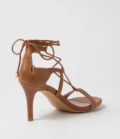 Cheap Midas Shoes Norrina Tan Leather Sandals