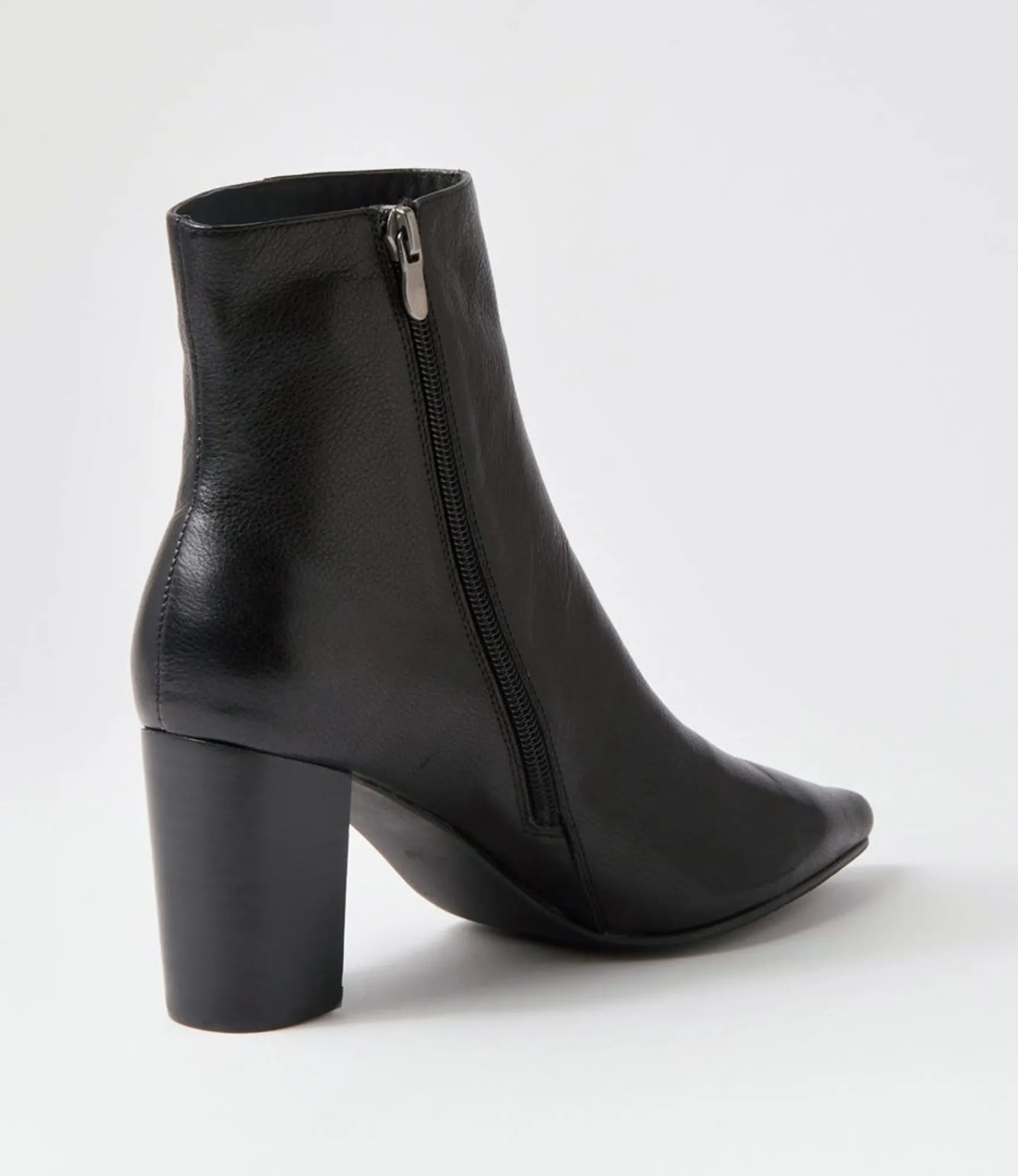 Outlet Midas Shoes Norris Black Leather Ankle Boots