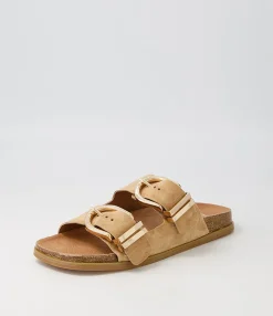 Store Midas Shoes Nossie Sandy Suede Slides