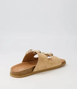 Store Midas Shoes Nossie Sandy Suede Slides