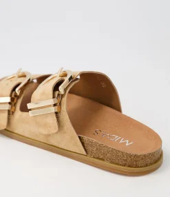 Store Midas Shoes Nossie Sandy Suede Slides
