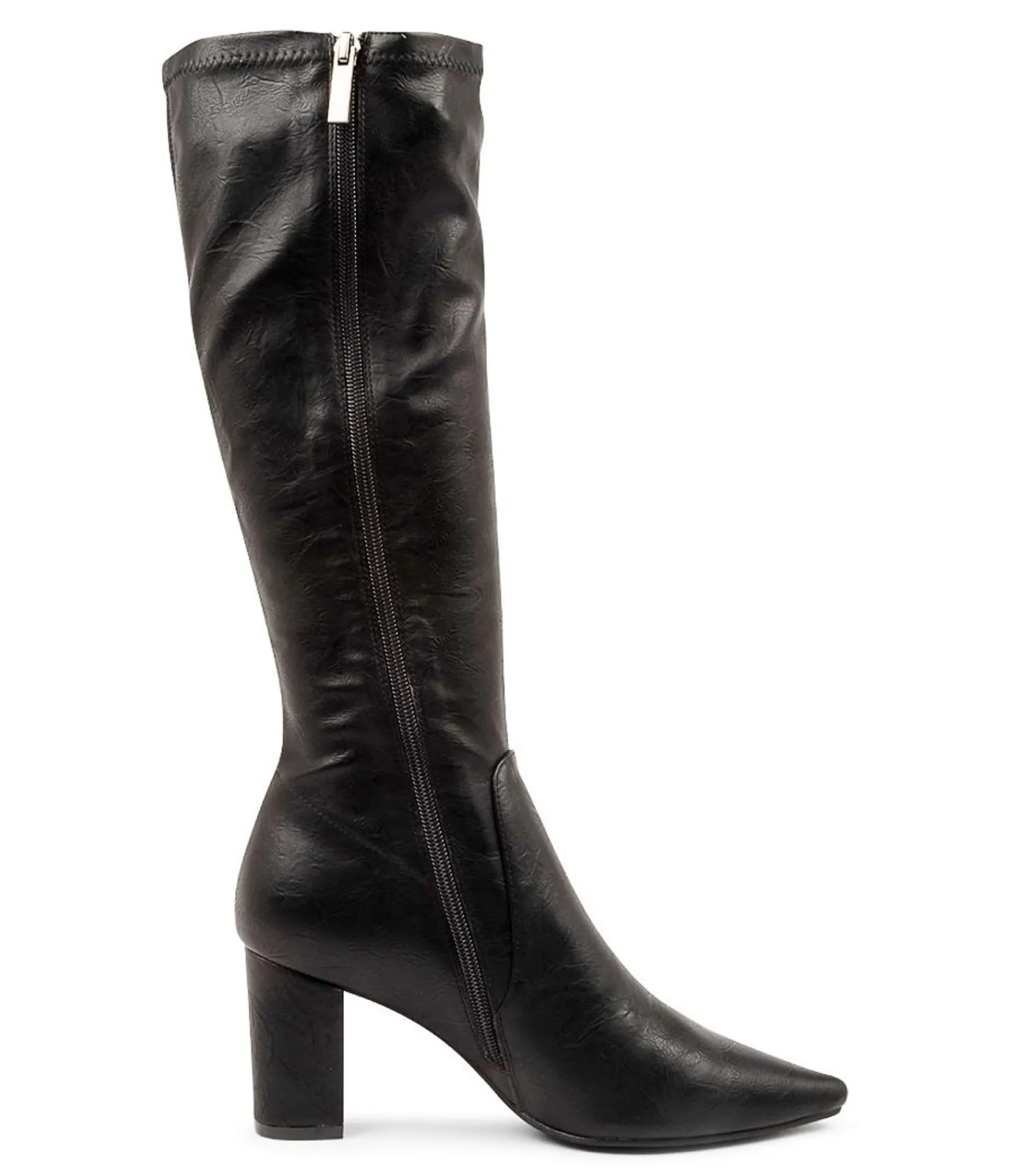 Clearance Midas Shoes Nyla Black Stretch Smooth